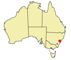 Sydney location map