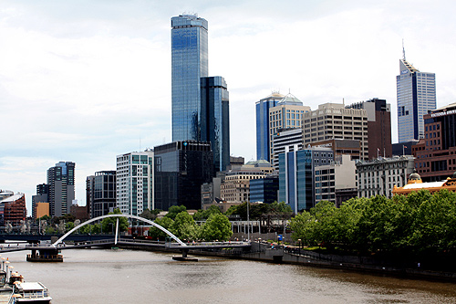 Melbourne Skyline and Yarra River photo
