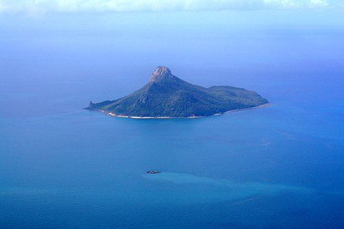 Aerial View of Pentecost Island photo