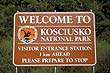 Kosciuszko Road Sign photo