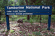 Tamborine National Park Sign photo