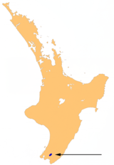 Lake Wairarapa location map