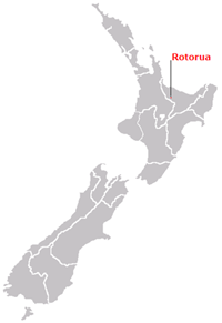 Rotorua Location Map