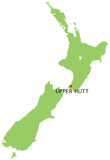 Upper Hutt location map
