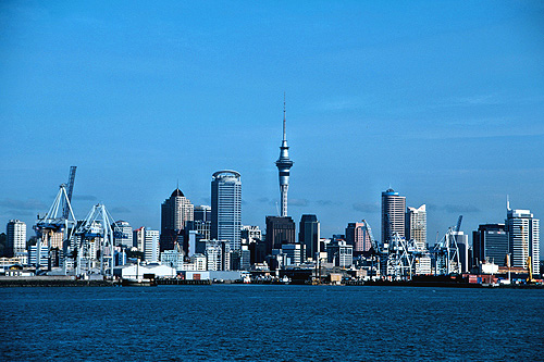 Auckland Skyline Year 2000 photo