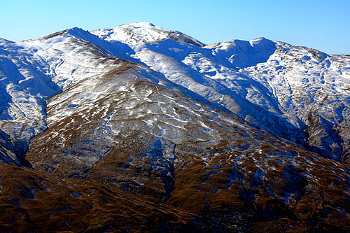 Snow Capped Hill in Queenstown photo