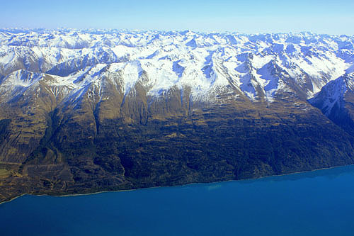 Mountains and Lake Wakatipu photo