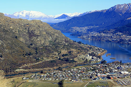View from Windy Point in Queenstown photo