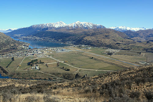 Aerial View of Queenstown Airport photo