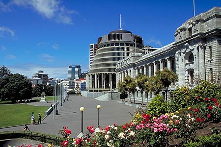 Wellington Parliament buildings photo