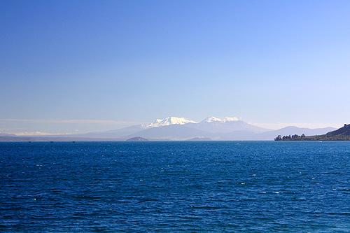 Lake Taupo Tongariro View photo