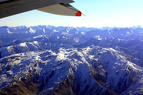 Plane View of the Southern Alps photo
