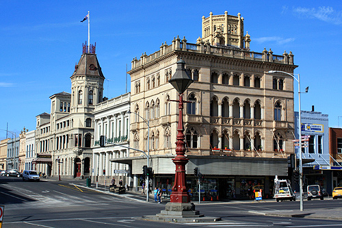 Lydiard St and Sturt Street Ballarat photo