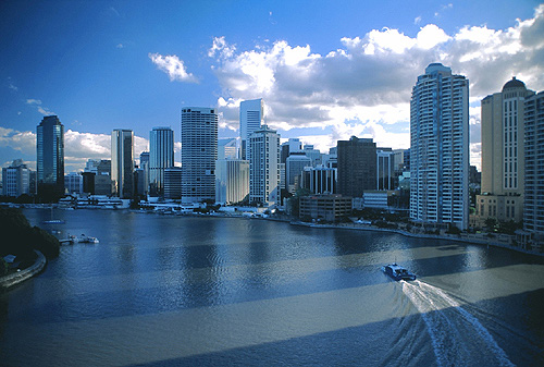 Brisbane River & City photo