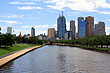 Yarra River and Skyline photo