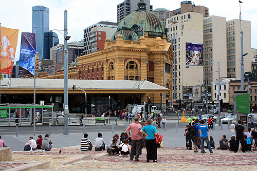 View from Federation Square photo