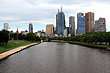 Yarra River and Skyline photo