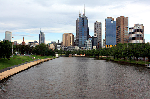 Overcast Day in Melbourne photo