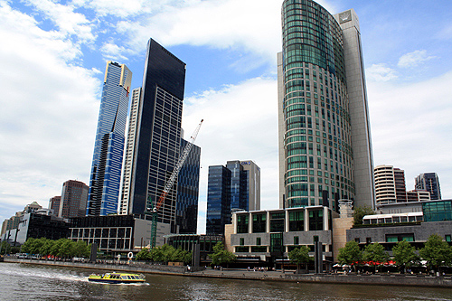 Southbank Skyline & Yarra River photo