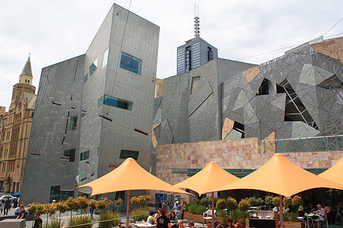 Buildings in Fed Square photo