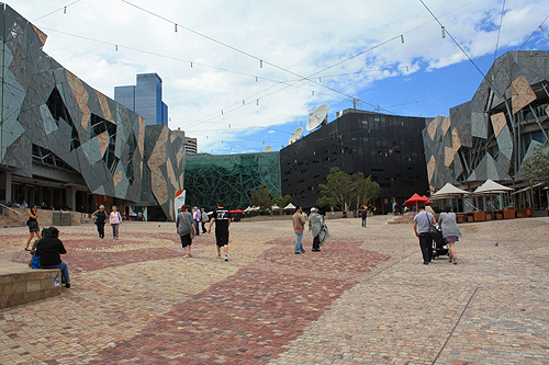 Main Square in Federation Square photo