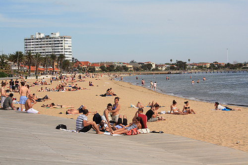 St Kilda Beach Southern View photo