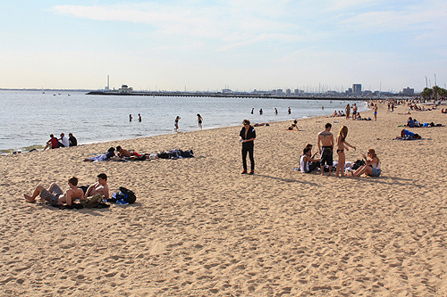 St Kilda Beach North View photo