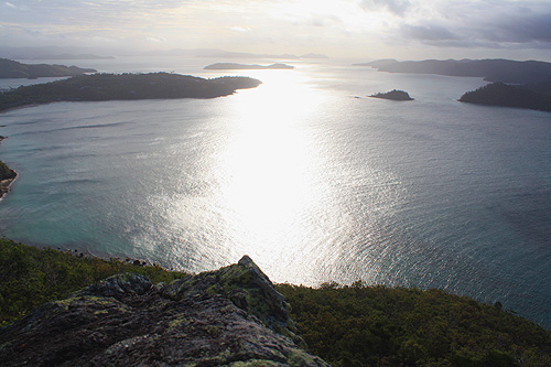 Sunset over the Whitsundays photo