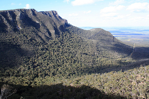 View from Mount Mitchell in the Grampians photo