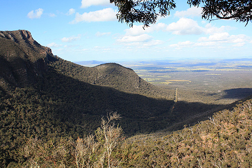 View from Mount Mitchell in the Grampians photo