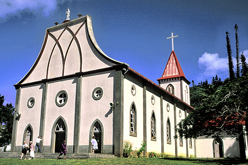Mission church at Vao photo