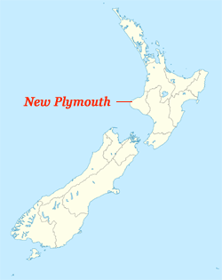 New Plymouth Location Map