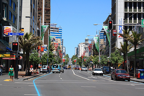View of Queen Street Auckland photo