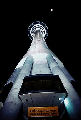 Sky Tower Night View photo