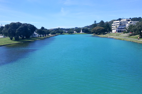 Taruheru River in Gisborne photo