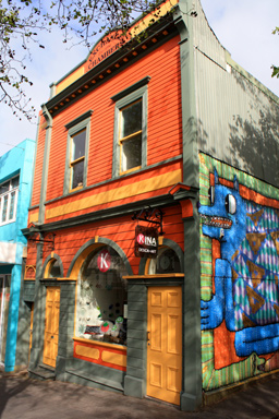 Colourful Wooden Building photo