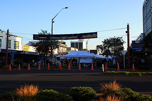 Rotorua Night Market Haupapa Street photo