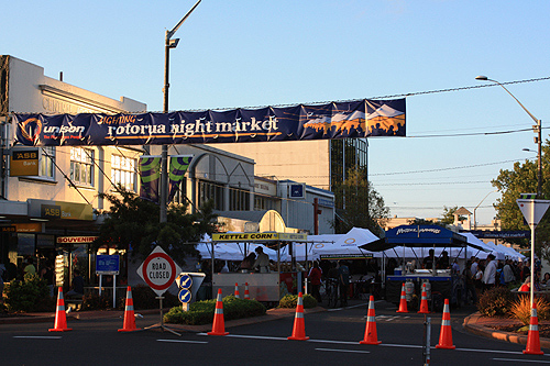 Rotorua Night Market Pukuatua St photo