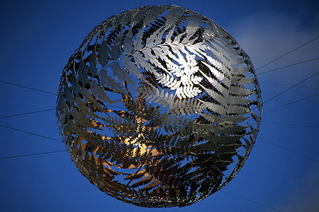 Fern Ball Sculpture photo