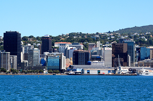 Wellington Harbour & Skyline photo