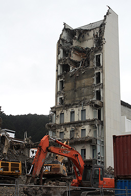 Earthquake Damaged Building in Wellington photo