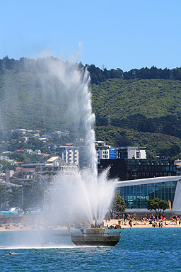 Carter Fountain in Oriental Bay photo