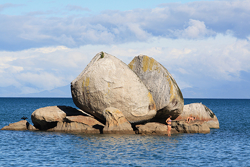 View of Split Apple Rock photo