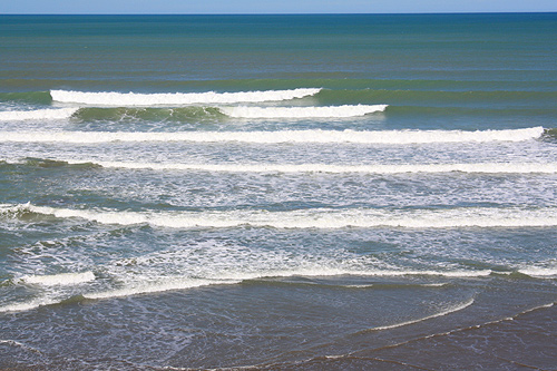 Surfbreak at Castlepoint photo