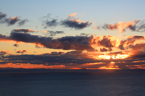 Sunset from Paekakariki Hill photo