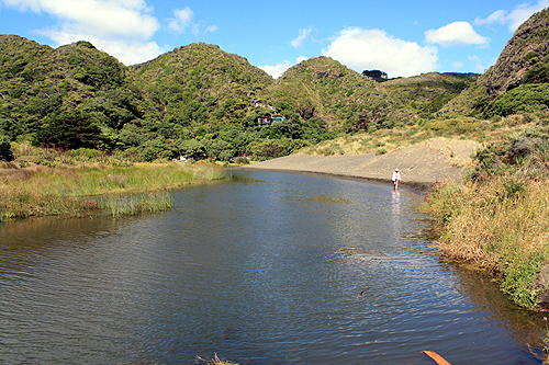 Karekare Stream Karekare Beach photo