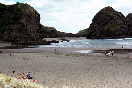 Piha Beach & Taitomo Island photo