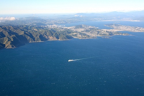 Aerial View of Wellington South Coast photo
