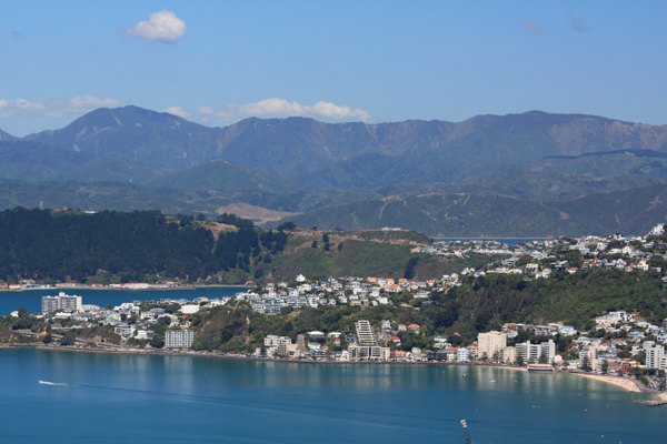 Peninsulas in Wellington Harbour photo