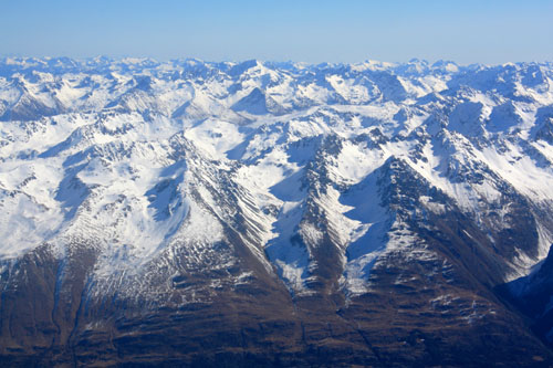 Southern Alps in New Zealand photo